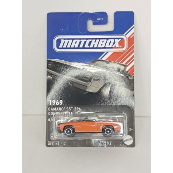 Matchbox 1:64 American Convertible - Chevrolet Camaro SS 396 Convertible 1969 orange
